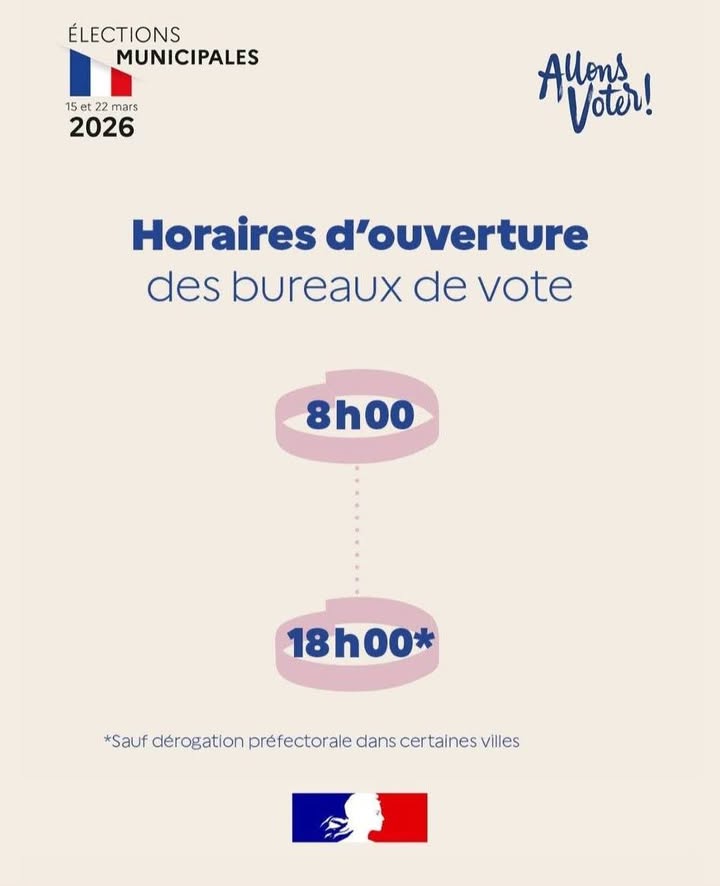 #Allonsvoter #Municipales2026 | 🇫🇷 J-1 avant le premier tour des élections municipales