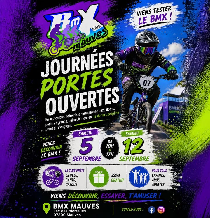 🚲 Envie de découvrir ou redécouvrir le BMX?